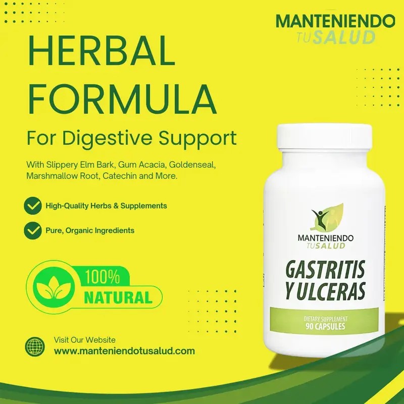 Manteniendo Tu Salud – Gastritis & Ulcers Support with Slippery