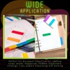 1InTheOffice Sticky Tabs, File Index Tabs, Page Markers for Documents,