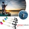 1PCS Blue Tackle Carp Fishing Swingers, LED Alarming Illuminated Bite