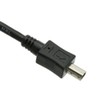 CableWholesale Black USB Type A Male to 4 Pin Mini-B