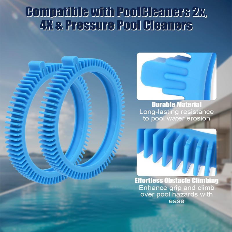 2 Pack 896584000-143 Blue Front Tire Kit with Super Hump