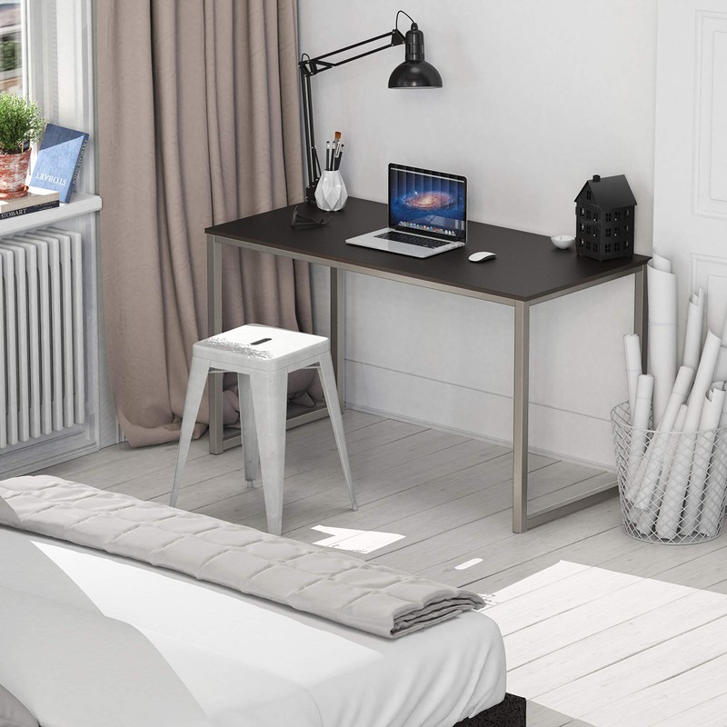 SHW Mission 48-Inch Home Office Computer Desk, Espresso