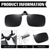 Bansusu Clip On Sunglasses Polarized Flip Up Driving Glasses For