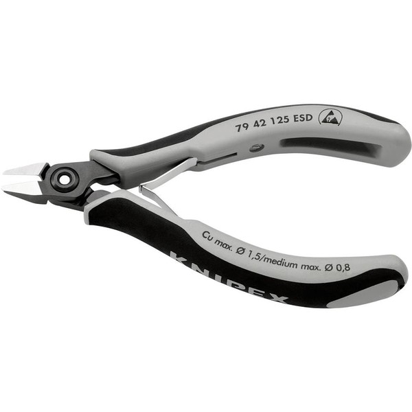 Knipex 79 42 125 ESD Side Cutters without Bevelled 125