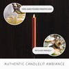 Luminara - Flameless Battery Operated Taper Candle - Burnt Orange
