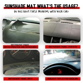 YiFcLciY Car Dash Cover Mat Dashboard Pad For Ford Explorer 2020-2023 Non-slip Pad