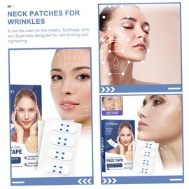 minkissy 60pcs Stickers Face Tape Face and Neck Lift Tape Neck Lifting Tape Make up Tape Invisible Tape Face Stickers Tape for Face Lifting Taping Breathable Tape