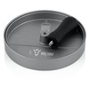 BBQ-Toro Aluminium burger press, diameter 11.8 cm, grey, meat shaper,