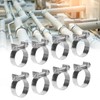 20PCS Hose Clamp Mini Stainless Steel Screw Hose Clip for