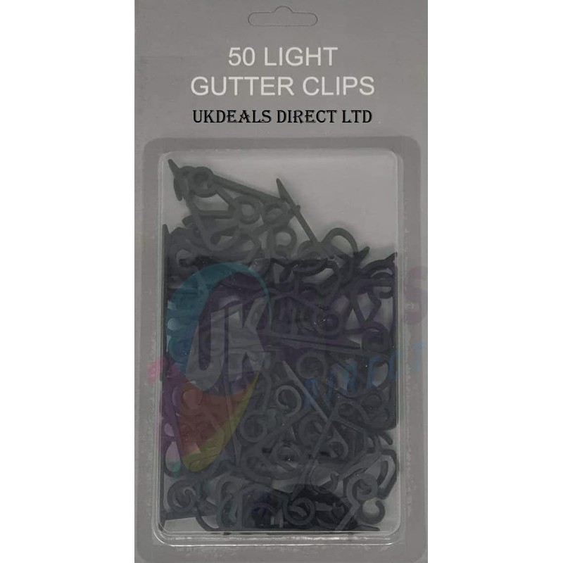 UKDeals Direct Gutter Hooks for Hanging Outdoor Christmas Xmas String