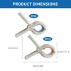 8pcs Beach Towel Clips Large Laundry Clip Towel Pegs Clothes