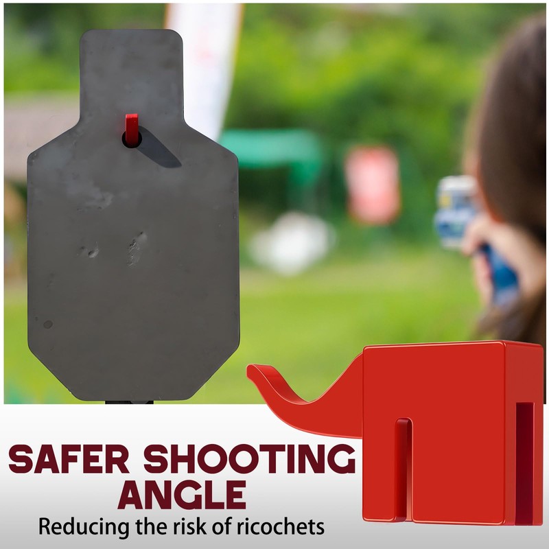 JolliLudo 6 Pack Elephant T-Post Target Steel Hanger Shooting Targets