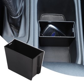 Tumukiw Center Console Cup Holder Insert Divider Storage Box Compatible with Subaru WRX 2022 2023 2024 Leakproof ABS Center Console Cup Holder Insert with Organizer Box