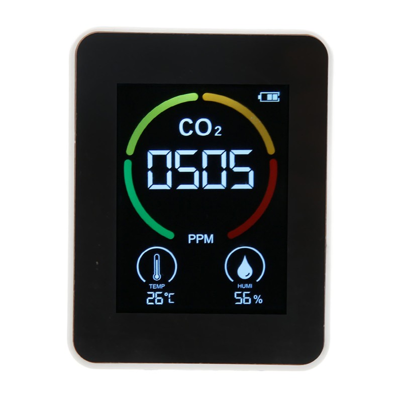 CO2 Detector Carbon Dioxide Monitor Infrared Air Quality Monitor Sensor