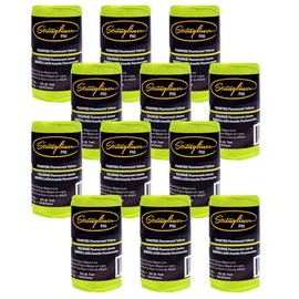 Stringliner 35112 Mason’s Line Replacement Rolls – 1/4 Lb. #18 Construction Replacement Roll Twisted FL Yellow 270'. (Pack 12)