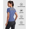Pioneer Camp Women's Workout Tops Short Sleeve Athletic Shirts Moisture