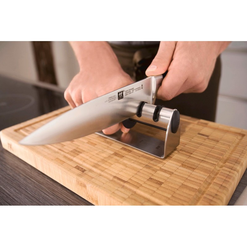 Zwilling, 32601-000-0, TWINSHARP Select, Affilacoltelli in acciaio raffinato, 2 moduli,