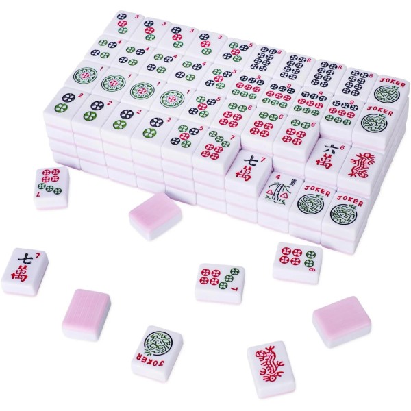 Does not apply American Mahjong Tile Set with 166 Pink