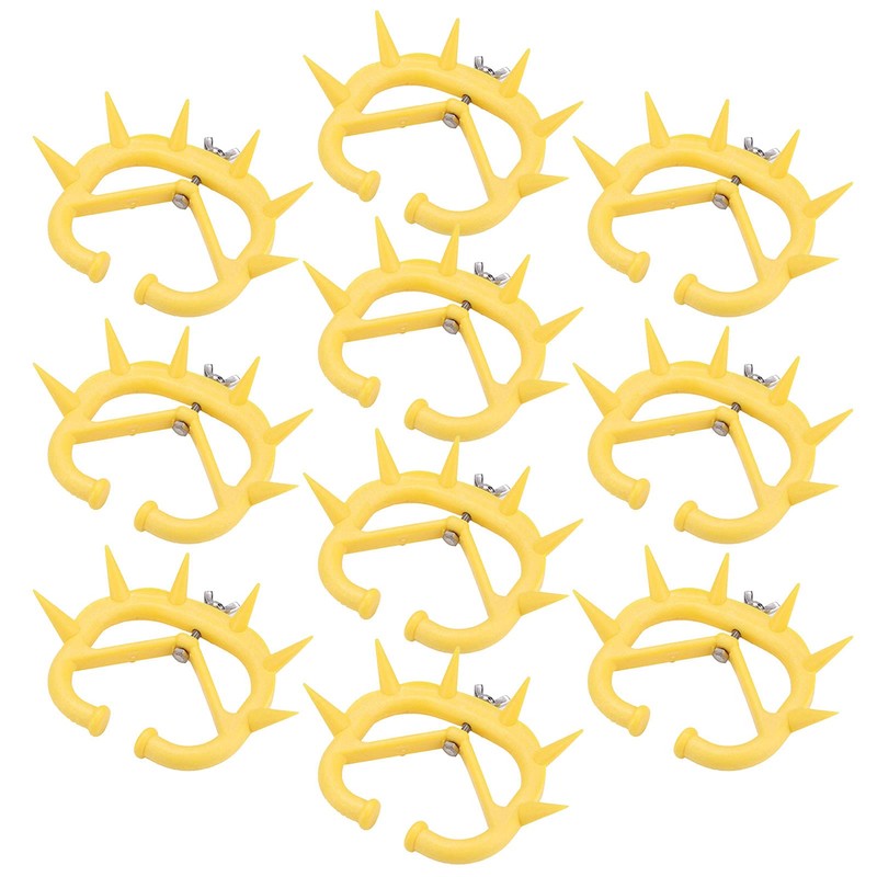 10pcs Nose Rings with Spikes, Prevent Suckling, Calf Weaning Plastic