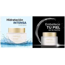 TERRAMAR Kit hidratación DÍA Y NOCHE incluye 1 crema gel facial con ACIDO HIALURONICO DIA + 1 crema reparadora facial de NOCHE + REGALO