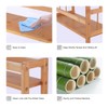 Ufine 2 Tier Bamboo Spice Rack Organizer Kitchen Countertop Storage