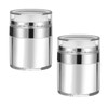 2 Pack Airless Pump Jars 30ml Cosmetic Cream Jar Lotion