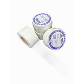 Drywall Repair Tape Fiberglass Mesh Self-Adhesive Drywall Joint Tape 2 in x 100 FT for Wall Crack and Seam Patch Repair (2 Roll)