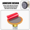 MEMOFYND 4 Pieces Adjustable Headboard Stopper, Bed Gap Filler, Bed