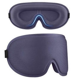 IEOVIEE Antifaz para Dormir para Mujer y Hombre, Diseño Ergonomico 3D para Las Pestañas y Los Movimientos Oculares, Máscara para Dormir Transpirable y Bloqueadora de Luz,Negro