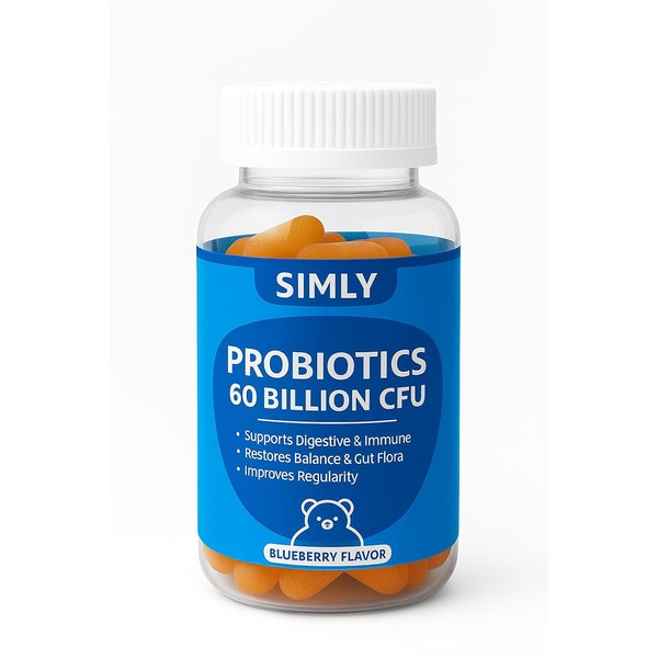 Probiotic Capsules, Immune and Digestive Support, 60 Billion CFUs, Effective