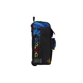 Boombah Rolling Catchers Superpack Baseball/Softball Gear Bag - 23-1/2" x 13-1/2" x 9-1/2" - Flow Multi - Telescopic Handle - Holds 4 Bats - Wheeled Version