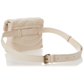 The Drop Women's Rylee Quilted Belt Bag, Ivory, One Size