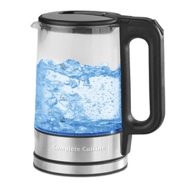 Complete Cuisine CC-EK-1000 Standard Electric Kettle, Electric Tea Kettle with Stainless-Steel Heating Element, 1.7 Liters