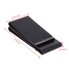 caralin Stainless Steel Slim Double-Sided Money Clip Purse Wallet Credit