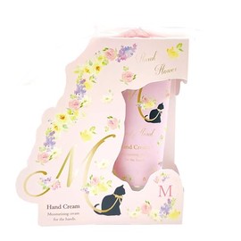 Cozy Company 172694 Cat and Initial Hand Cream, M W 3.5 x D 1.2 x H 6.3 inches (90 x 30 x 160 mm)