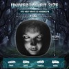 4 PCS Ghost Face Headrest Covers,Scary Headrest Covers for Cars