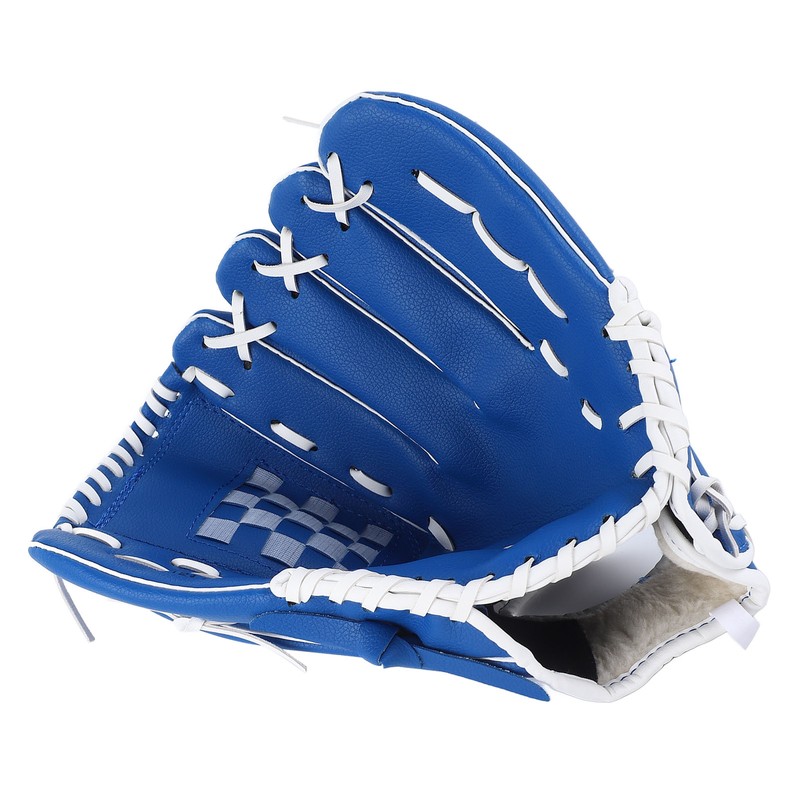 Softball Glove 12.5 Inches Blue Sport Baseball Glove Outfield Mitt