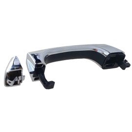 DELPA Outside Outer Exterior Door Handle CHROME for 2006 thru 2010 Hummer H3 or H3T