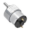 JGB37‑520 12V 600RPM DC Worm Gear Motor Turbo Reducer Shaft