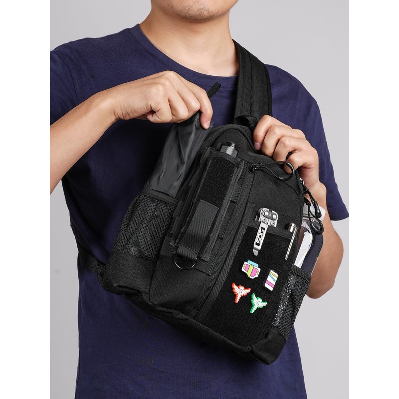 VIPERADE CHS1 EDC Chest Bag Men's Shoulder Bag, Lightweight Sling