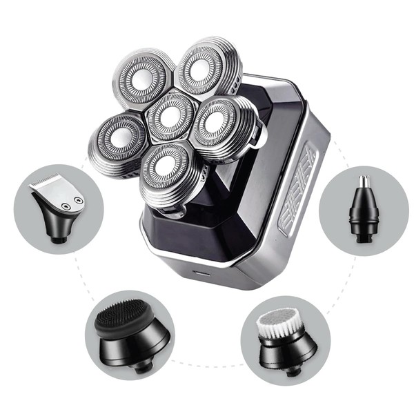 Apollo Head Shavers for Bald Men Multifunctional Razor Cordless Rotary