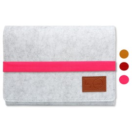 leymoon - U Book Cover Maternity Log Cover, Gift for Pregnant Women and Mums with Many Compartments for Maternity Passport, Ultrasound Pictures, Children's Examination Book, Vaccination Certificate