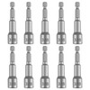 Havaro 10-Piece 3/8" 6-Point Nut Driver Bit Set, 1/4" Hex