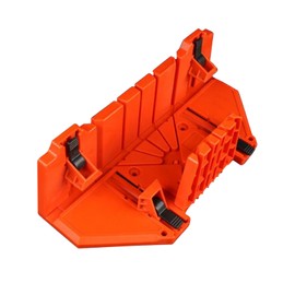 14-inch Mitre Box with Movable and Non-slip Jaw for Back Saw Slot Angles 45/ 22.5/ 90 Degrees Cuts Sawing and Clamping Box for Woodworking