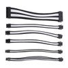 6PCS PC Extension Cable Set 30cm 24 Pin Motherboard Extension