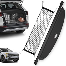 Blycorul Trunk Cargo Cover for Kia Sportage 2023-2025 2026, Retractable Leather Trunk Cover, Anti-Peeping Retractable Security Shade for Privacy, Sportage Accessories