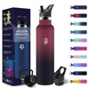 Thermos Flask, 1000 ml, BPA-Free, Stainless Steel, Leak-Proof Insulated Flask,