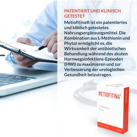 Devicare Methiophytin – Nahrungsergänzungsmittel – Harnwegsinfektion (UTI) für Männer und Frauen – Senkt den pH-Wert im Urin – Patentiert – 15 Tabletten