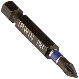 Irwin Tools IWAF32PH12 Impact Performance Series Phillips Power Bit #1 (2 Pack), 2"