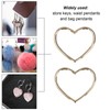 Keychain Accessories Heart Shaped Individual Color Elegant Design Simple Firm